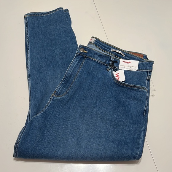 Women’s Wrangler High Rise Unforgettable Skinny Ankle Stretch Jeans Size 24 - Picture 2 of 11